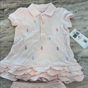 Ralph Lauren dress with bloomers size 3 months